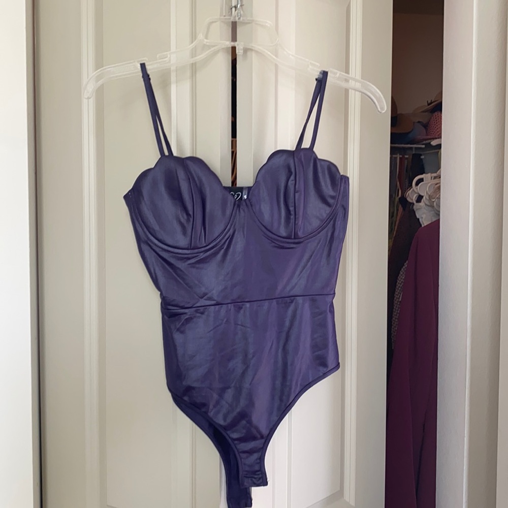 Purple Windsor Body Suit
